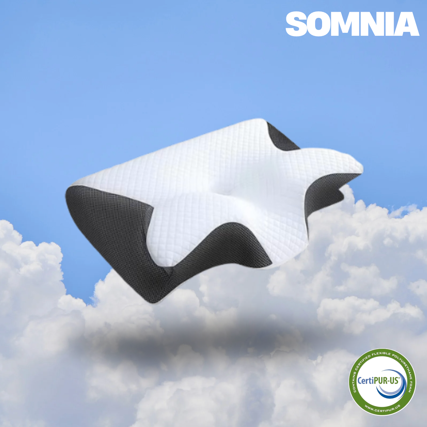 Somnia™ Contour Relief Pillow  – Your Solution to Sleepless Nights 🌙