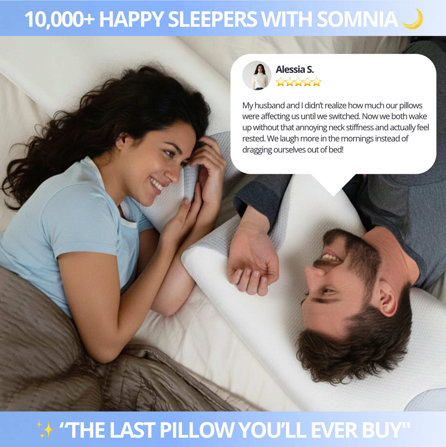 Somnia™ Contour Relief Pillow  – Your Solution to Sleepless Nights 🌙